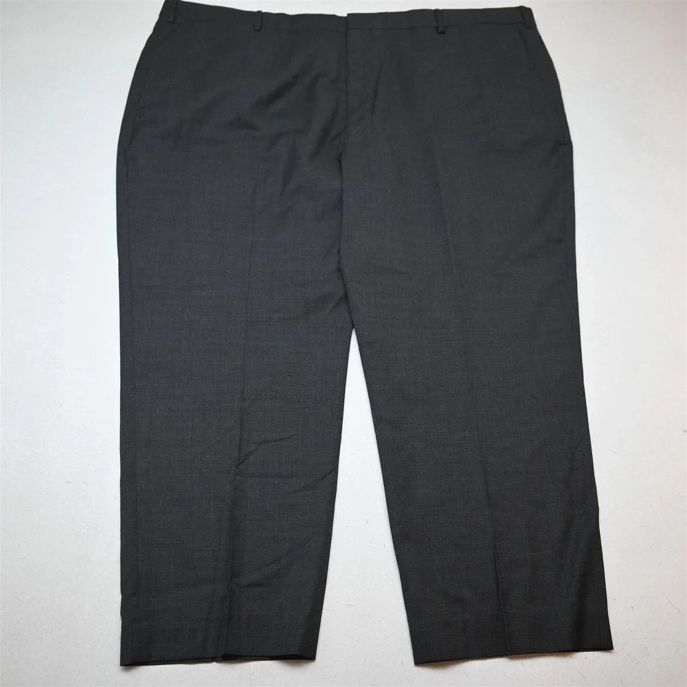 Jos A Bank 50R 48x30 Gray 100% Wool Traveler Mens Jacket Pants Suit